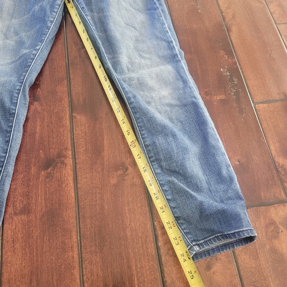 Mother The Looker Crop Blue Jeans Size 30 (no size tag-refer to measurements) - Picture 5 of 10